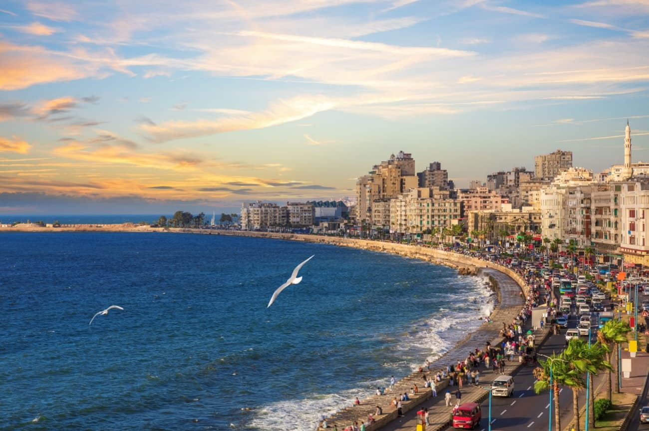 The Corniche — from Raml to Montazah